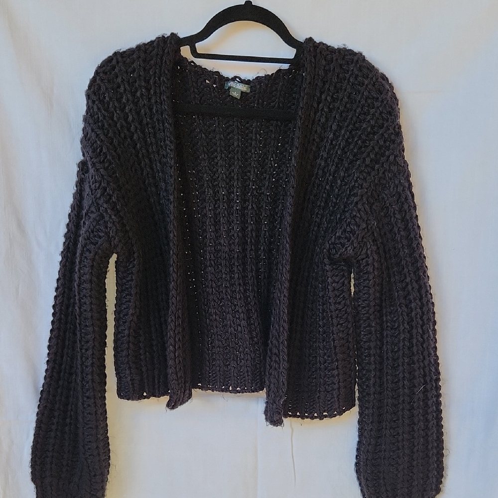 Wild Fable Chunky Black Cardigan